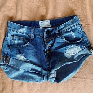 One Teaspoon denim shorts